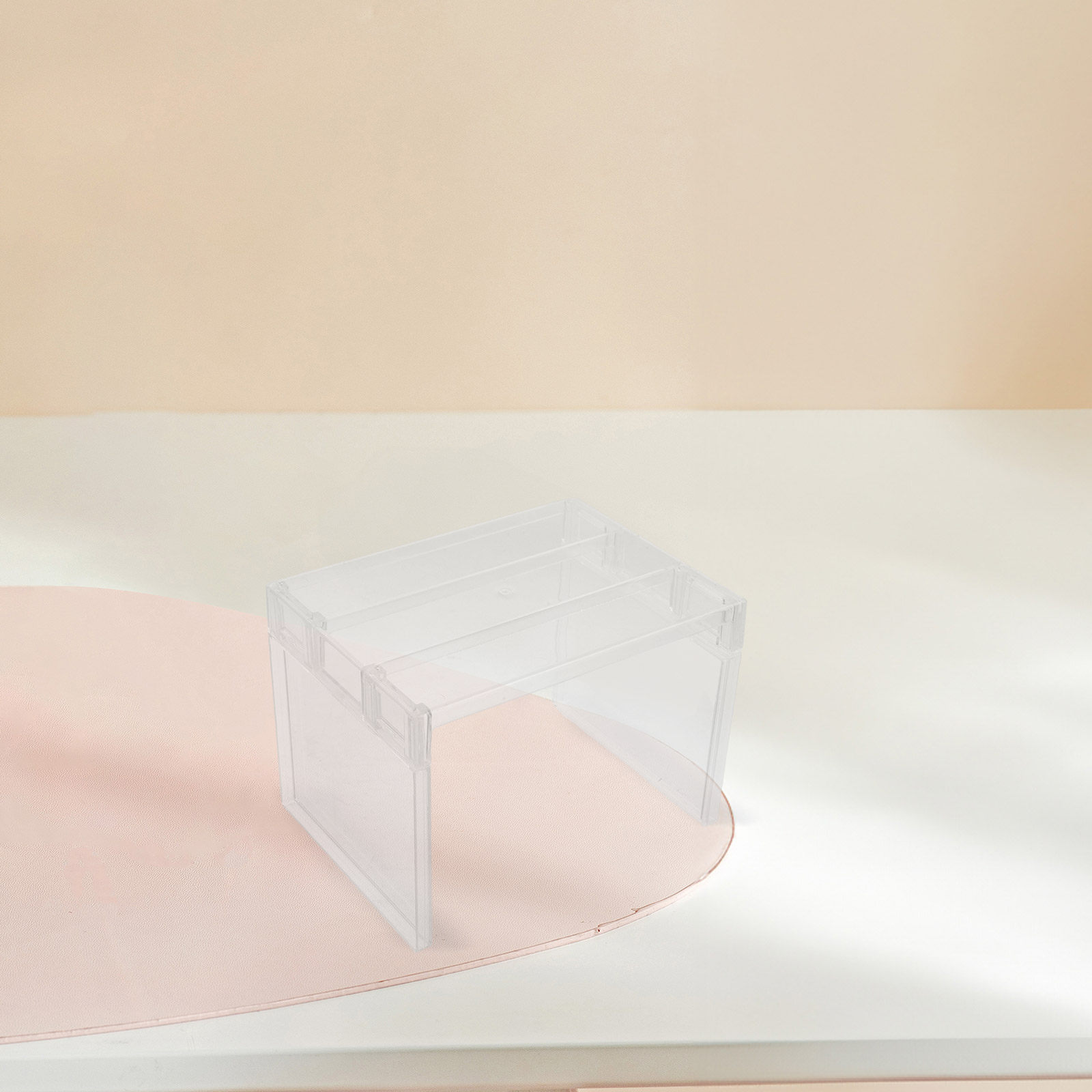 Food Storage With Dividers - 2 pezzi: scaffale trasparente per organizzare