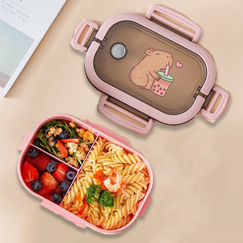 Food Storage Containers - Capybara Bento Lunch Box Anime Animali