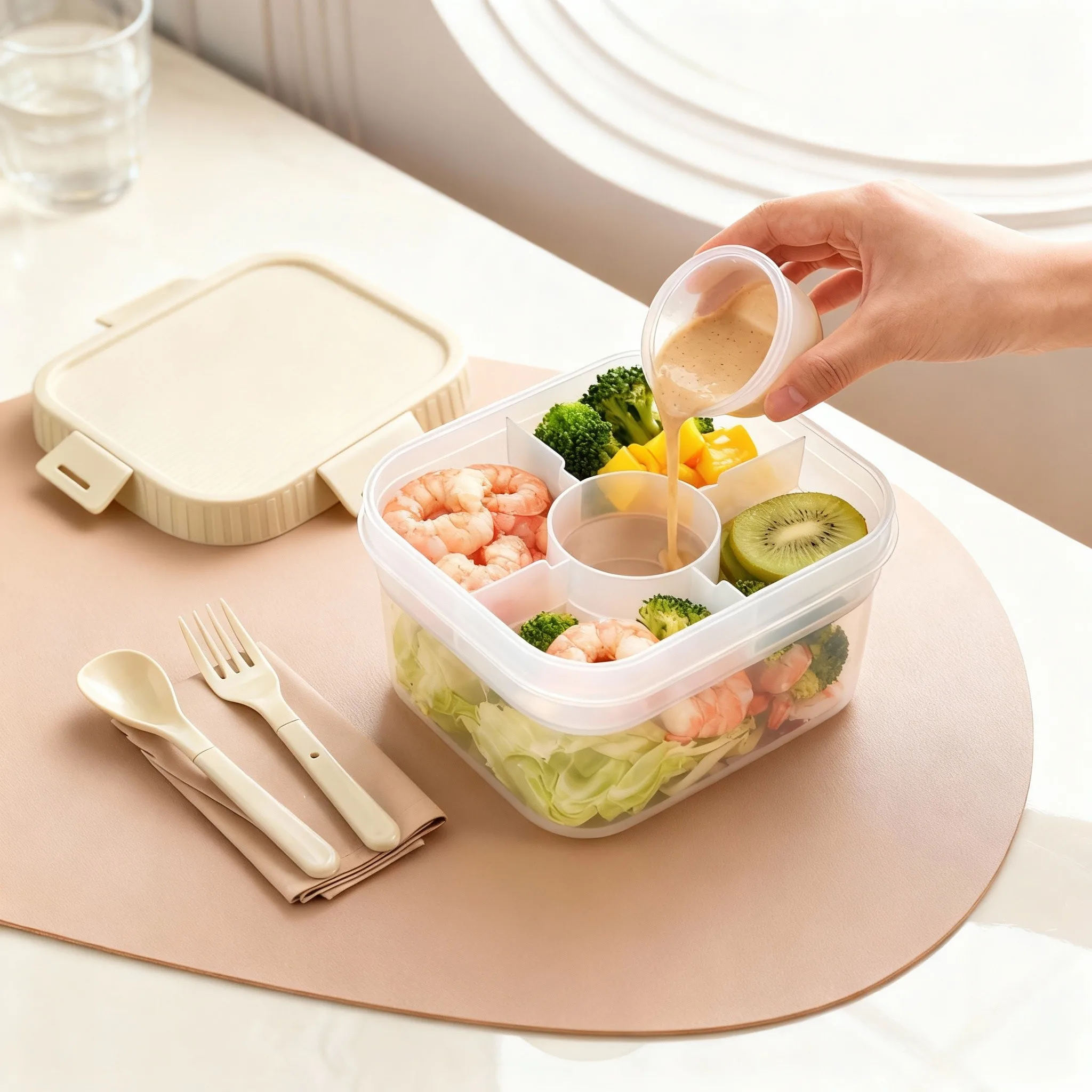 Food Storage Oven Safe - Pratico contenitore per il pranzo in