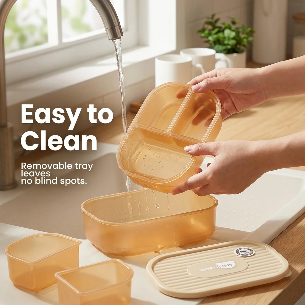 Contenitore per alimenti in pl - Food Storage With Dividers recensione e prezzo